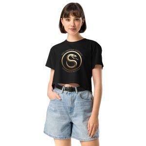 Obsidian Serpent crop top